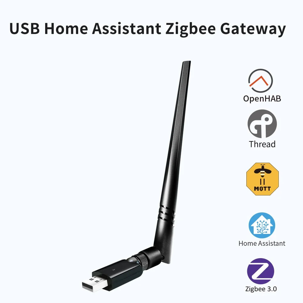 ZigBee USB Dongle Gateway Smart Home Hub for Home Assistant Zigbee2MQTT