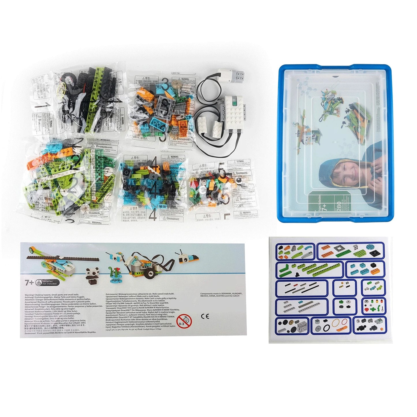 EXPROTAS Electronic Building Blocks 2.0 Programming Robot 45300 DIY Toy
