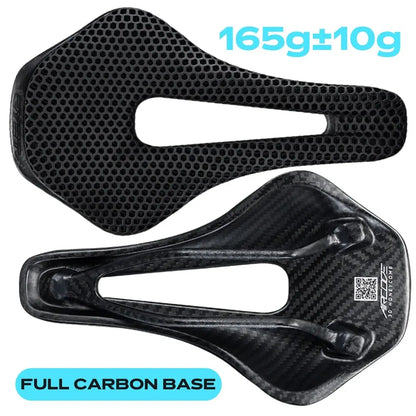 RYET 3D Carbon Bike Saddle | Breathable Hollow Road MTB Seat for Bicycles