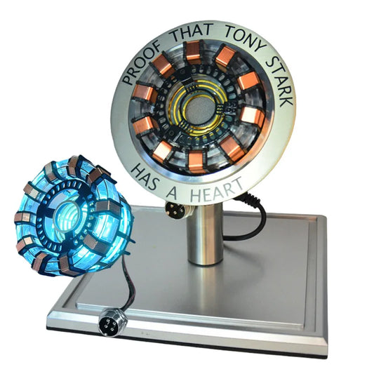 Avenger Iron Man Mk1 Arc Reactor Tony Stark Heart Of Mark Figure Led Light Model Superhero 1:1 Cosplay Toys Chest Lamp Kids Gift-EXPROTAS