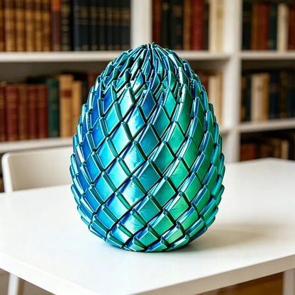 3D Printed Dragon Egg Stress Relief Fidget Desk Ornament Deformable Twist