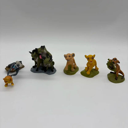 9pcs Lion King Animal PVC Figure Set Collectible Models