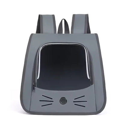 Breathable Travel Bag Carrier Backpack for Cats & Small Dogs Transparent