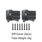 TRX4M Brass Steering Link Knuckle Diff Cover Caster Block Weights 1/18 RC