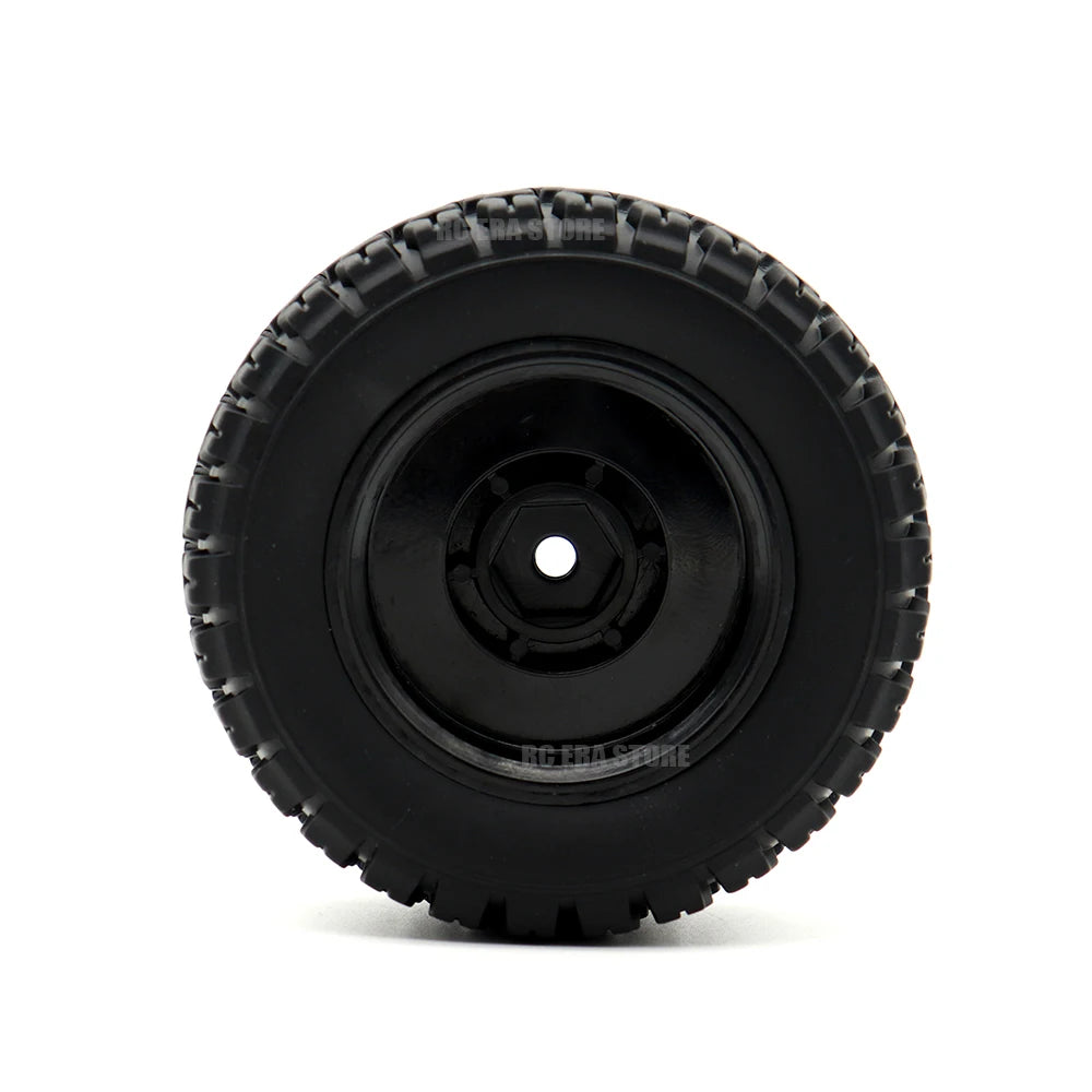 12mm Hex Rubber RC Tires 6035 for SCY 16101-16106 JJRC Q130 Off-Road Car Wheels Upgrade