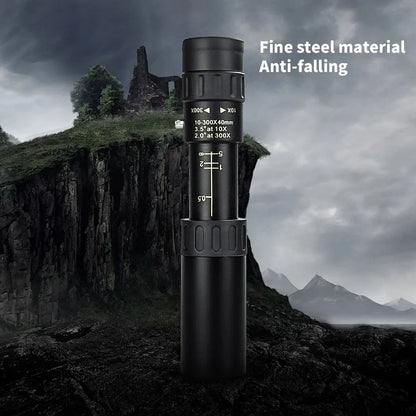 HD Portable 10-300x40 Binoculars Telescope Long Range Night Vision Monocular