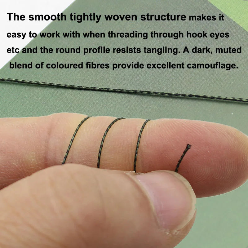 20m Carp Soft Hooklink Braid Line 15/25/35lb Uncoated Hair Rig Tackle