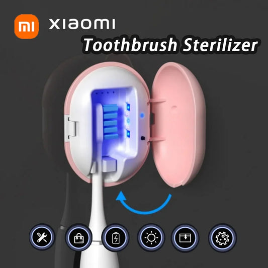 Xiaomi Mijia UV Toothbrush Sterilizer Box USB Rechargeable Travel Holder
