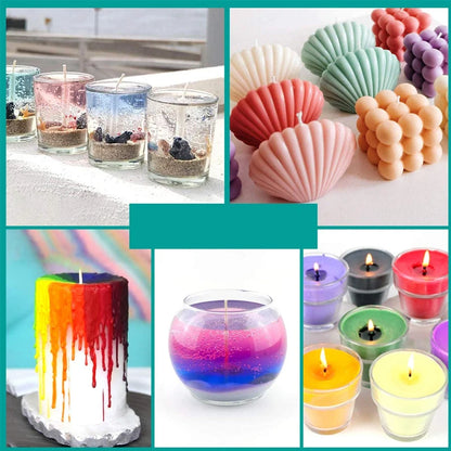 Soy Wax Candle Dye Liquid Pigments 24 Colours for Candle Making Supplies