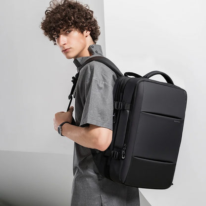 BANGE Expandable Men's Backpack Waterproof 17.3 in Laptop Backpack Man Large Capacity Hiking Travel Bag Male Backpacks for Men-EXPROTAS
