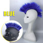 Helmet Wig Synthetic Cockscomb Decoration for Motocross Full Face Helmet