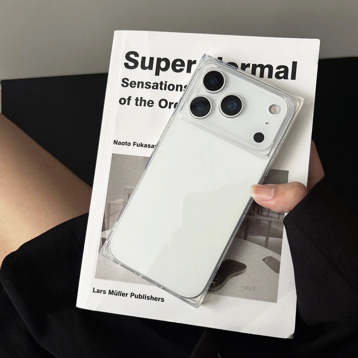 Fluorescent Clear Shockproof Case for iPhone 11-17 Air Pro Max Crystal Cover