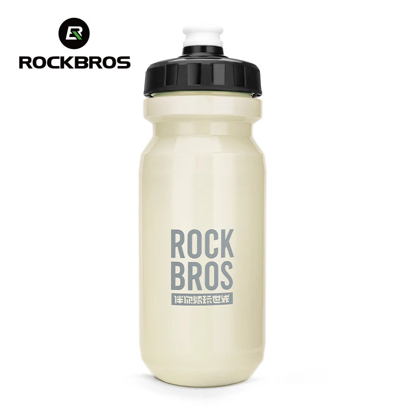 ROCKBROS Bicycle Water Bottle 600ml PP Sports Cycling Squeeze Cup Outdoor Hiking
