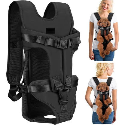 Pet Front Dog Carrier Backpack Adjustable Travel Mesh Bag Small Dogs