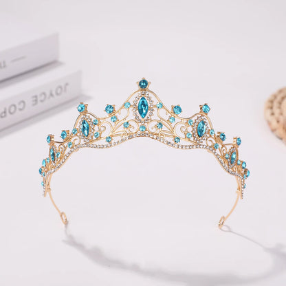 Korean Style Girl Bridal Tiara Hair Accessory for Weddings and Parties