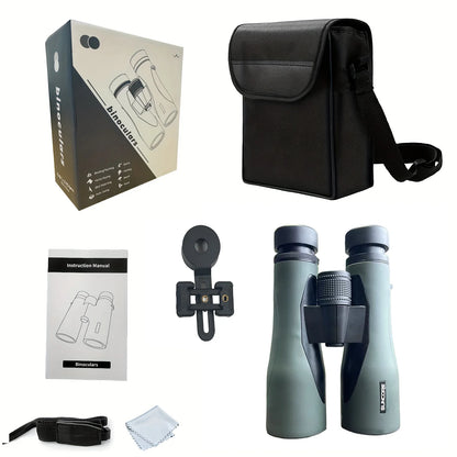 10x50 Caliber 23mm large eyepiece binoculars with magnification and definition, with for huting sporting， bird Wating
