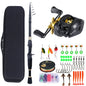 1.8-2.4m Telescopic Rod Reel Set Sougayilang 7.2:1 Freshwater Fishing Kit