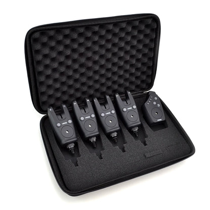 Hirisi Wireless Carp Fishing Alarm Set Waterproof, Fishing Bite Alarms Fishing Bite Indicator Fishing Accessories S5-EXPROTAS