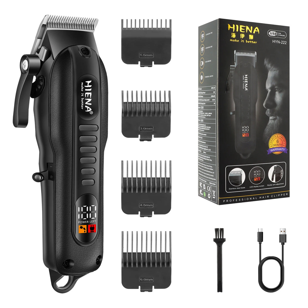 Hair Clipper Professional Men Electric Trimmer Cutting Machine Barber