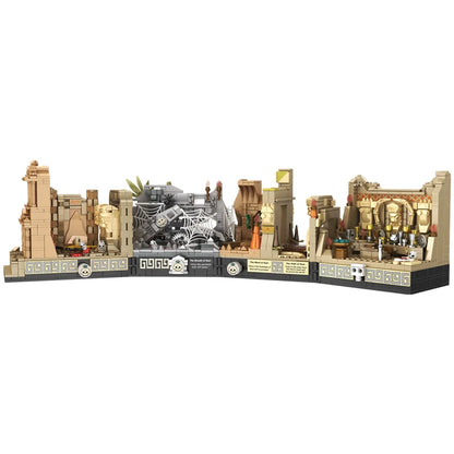 MOC Movie Indiana Jones Temple of The Classic Building Block Compatible With 77015 Tomb Adventure Scenes DIY Model Birthday Toy-EXPROTAS