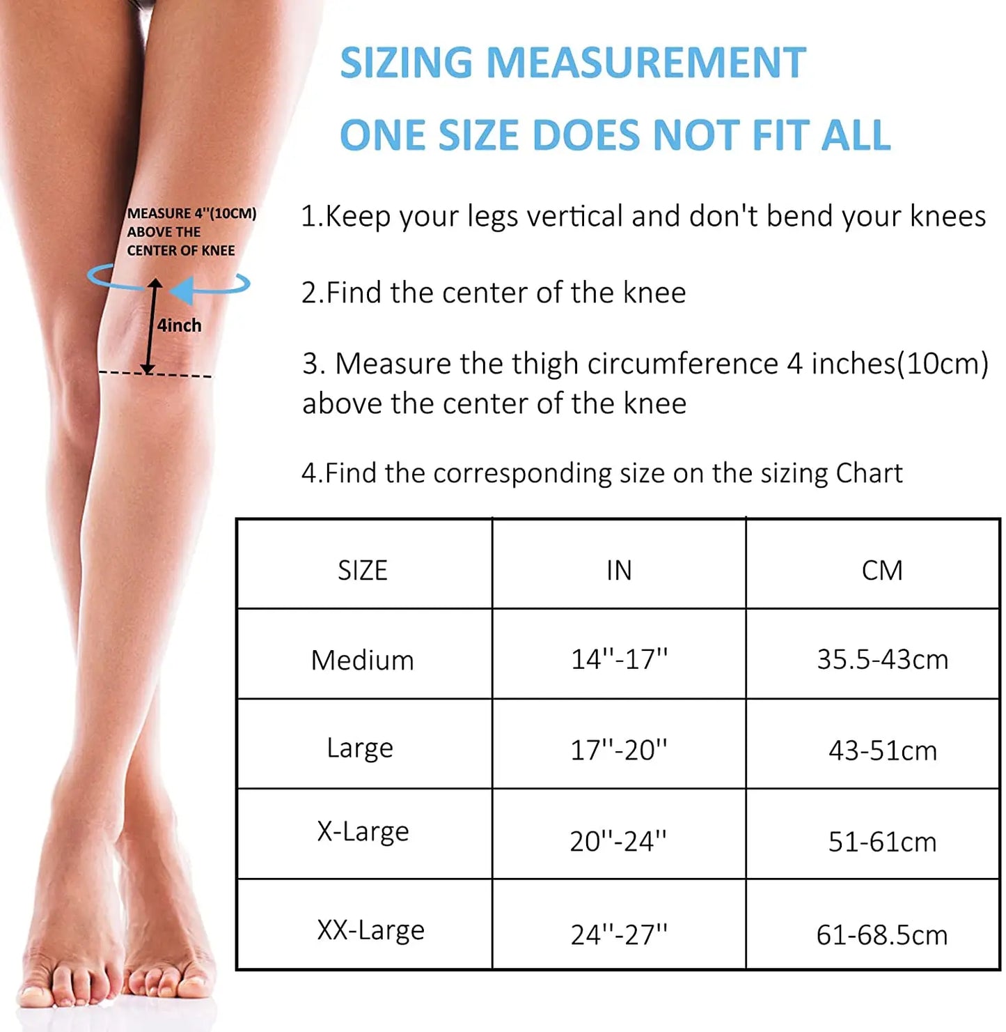 NEENCA Knee Brace with Patella Gel Pad & Side Stabilizers for Men & Women - EXPROTAS