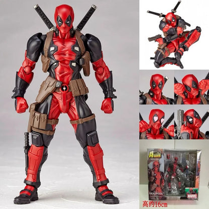 Yamaguchi Revoltech EPIC Deadpool Action Figure Ultimate X-Men Deadpool Super Hero Figure Toys Collectible Model Doll Gifts-EXPROTAS