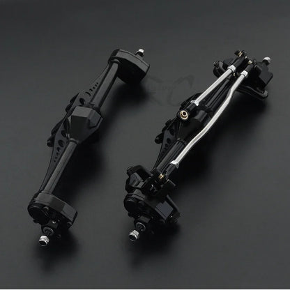 Aluminium Front Rear Portal Axle Set 1/10 RC Crawler Axial Capra UTB Currie F9