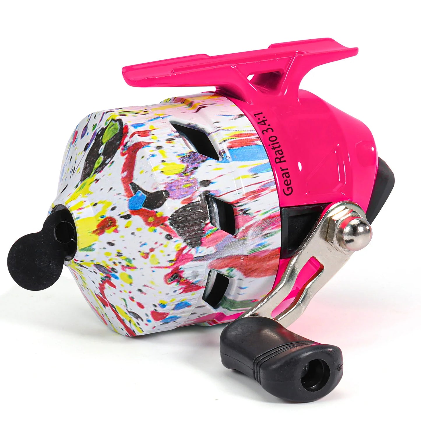 Freshwater Casting Reel Sougayilang 3.4:1 Gear Ratio Alloy Spool with Line