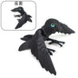 3D Printed Parrot Animal Statue Bird Flexible Model with Moveable Wings