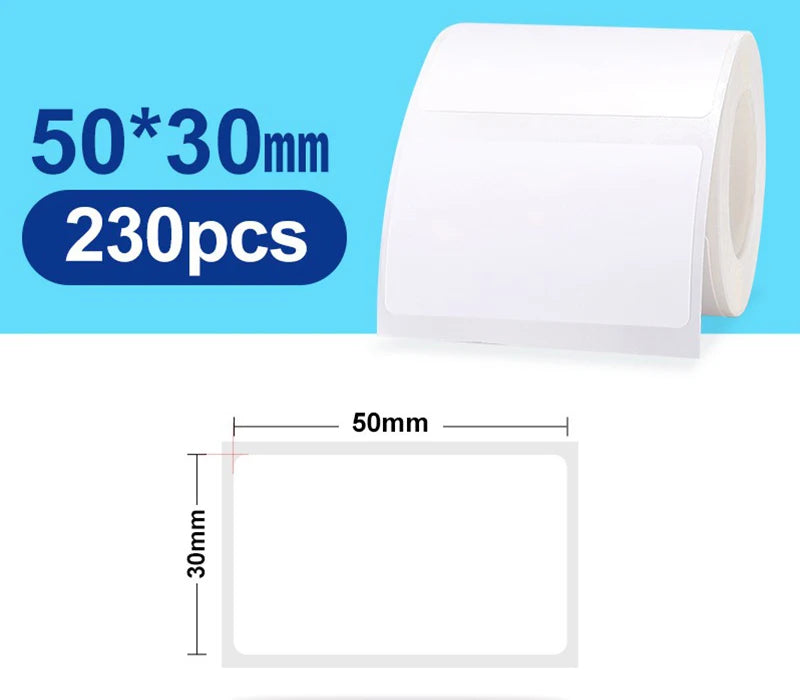 Self-adhesive Paper Waterproof Stickers for Christmas Labels - 40x20mm