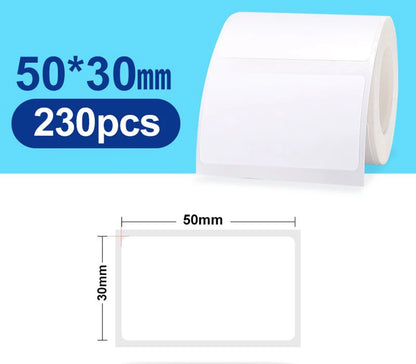 Self-adhesive Paper Waterproof Stickers for Christmas Labels - 40x20mm