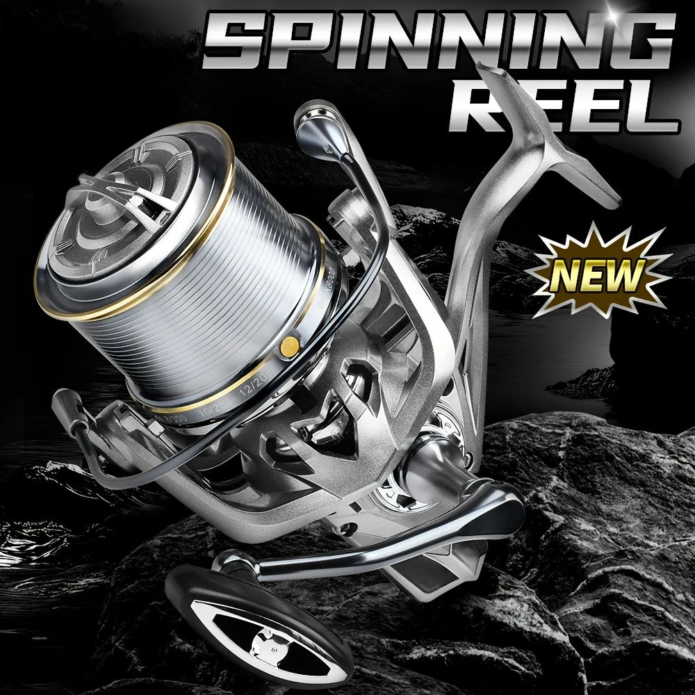 Rooblinos Spinning Reel 25KG Ultralight Metal Front Drag 8000-14000