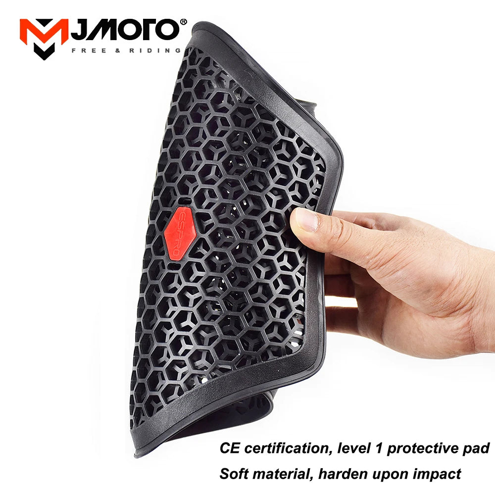 Motorcycle Armor CE certified Jacket Insert Back Protector Thicken High elasticity Rider Armor Back Spine Protective Pad-EXPROTAS