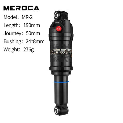 MEROCA Adjustable Rear Air Shock MTB Bicycle 125/150/165/190mm - EXPROTAS