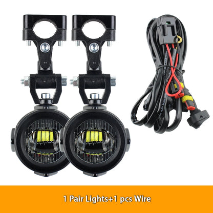 Upgrade Motorcycle fog light Auxiliary Lights Brighter Lamp 40W 6000K for BMW R1200GS F800GS F700GS F650 K1600-EXPROTAS
