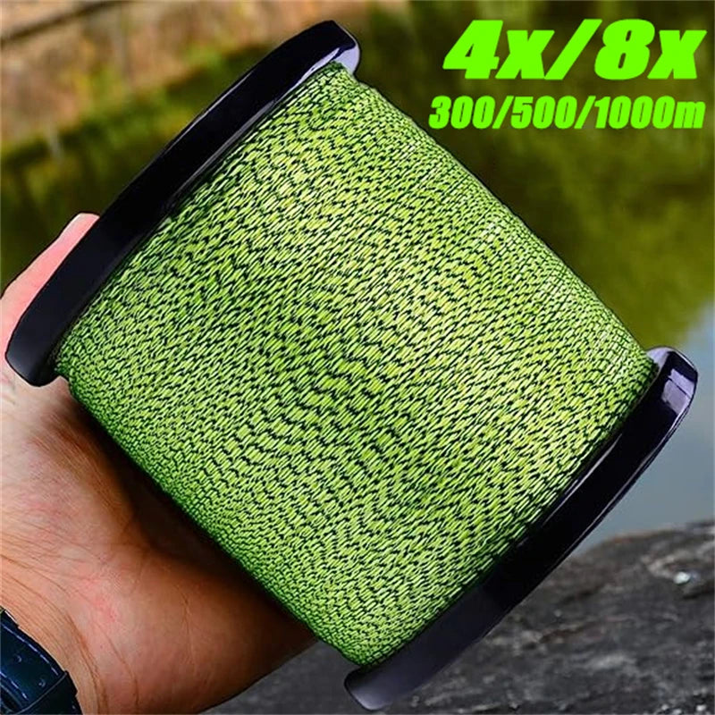 1000m Fishing Wire Braided PE Multifilament Sea Carp Line