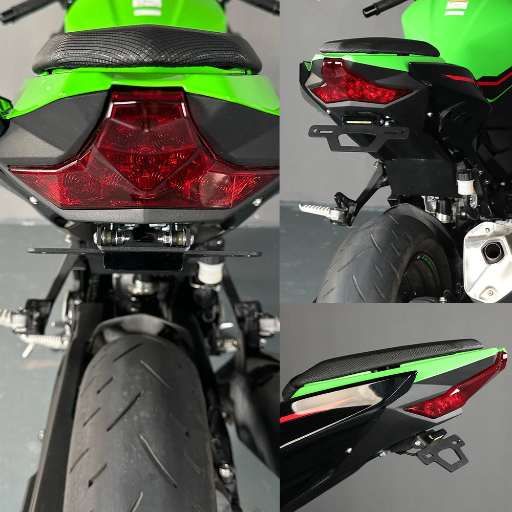 For Kawasaki Ninja 250 400 Z250 Z300 Z400 Tail Tidy License Plate Holder Bracket
