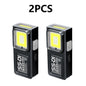 Mini LED Work Light USB Rechargeable COB Flashlight Magnetic Torch EDC