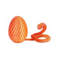 6pcs/set 3D Printed Snake Surprise Egg Decoration, Flexible Joints, The Best Gift for 3D Printing Enthusiasts