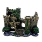 Fish Tank Castle Ornament Ancient Resin Decoration for Aquarium Landscaping