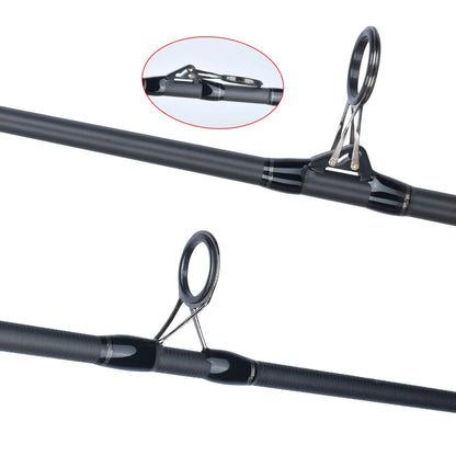 BIUTIFU Carp Fishing Rod 2 Tips 30T Carbon 3–4.2m Travel Casting Pole