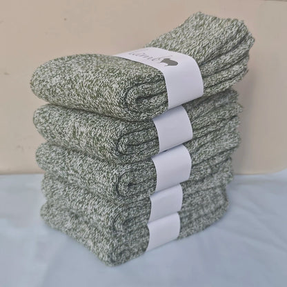 3 Pairs Merino Wool Socks Mens Thick Thermal Hiking Work Boot Winter