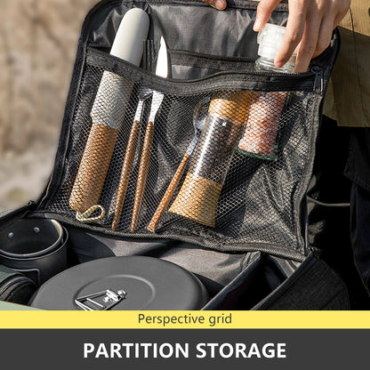 Camping Storage Bag Folding Outdoor Gas Tank Cookware Container 42L 490g