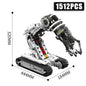 1512Pcs Robotic Arm RC STEM Building Control Mech Scifi Toy Set