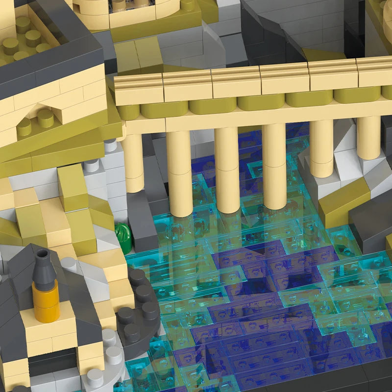 2700+pcs Wizardry Castle Micro Building Blocks Gothic Architecture DIY Model Toy Gift