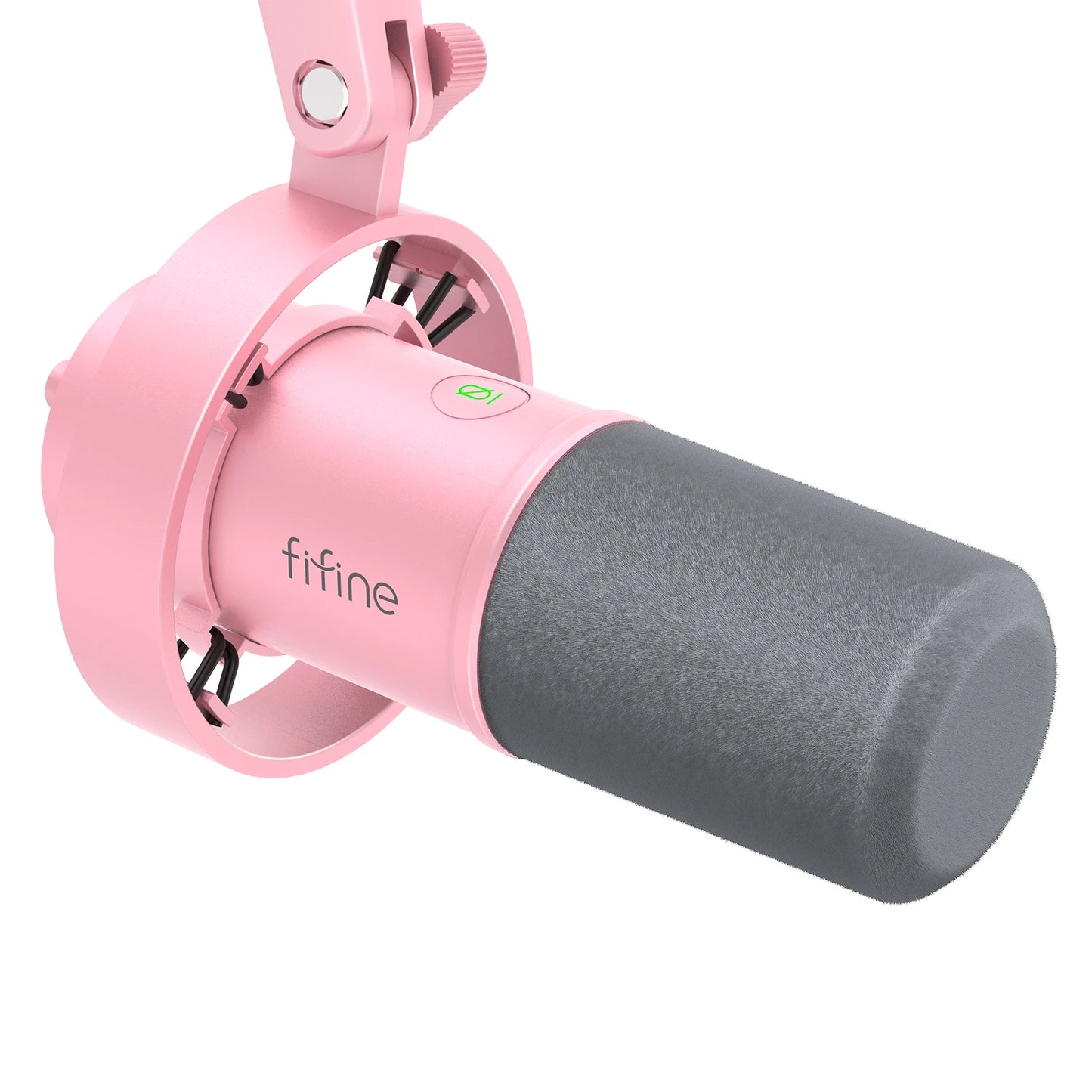 FIFINE USB/XLR Dynamic Microphone with Shock Mount,Touch-mute,Headphone Jack&Volume Control,for PC or Sound Card Recording -K688-EXPROTAS