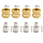 4pcs 12/15/17mm Wheel Hex Adapters for 1/10 RC Crawler TRX4 SCX10 D90 D110