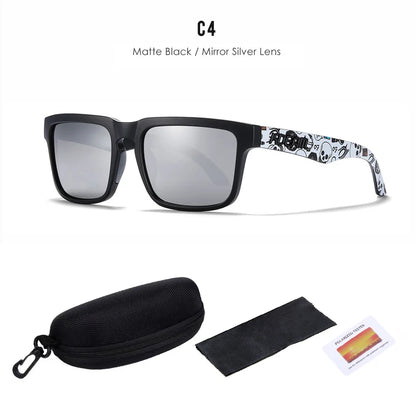 2025 KDEAM Polarized Sunglasses Red Mirror Lens Unisex Outdoor Eyewear