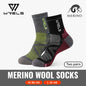 3 Pairs Merino Wool Socks Thermal Thick Hiking Socks for Men & Women