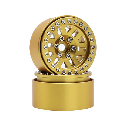 240g Brass 1.9" Beadlock Wheel Rim for 1/10 RC Crawler TRX4 TRX6 Axial SCX10 III - EXPROTAS